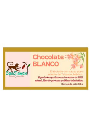 Chocolate blanco 50g.