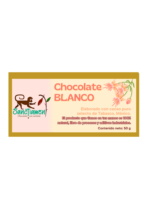 Chocolate blanco 50g.