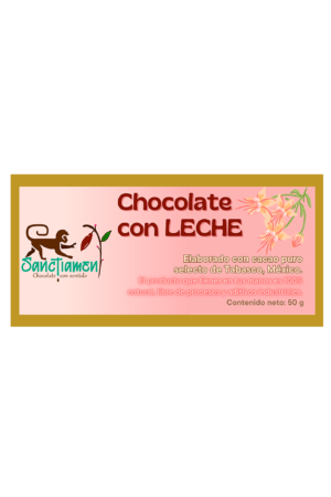 Chocolate con leche 50g.