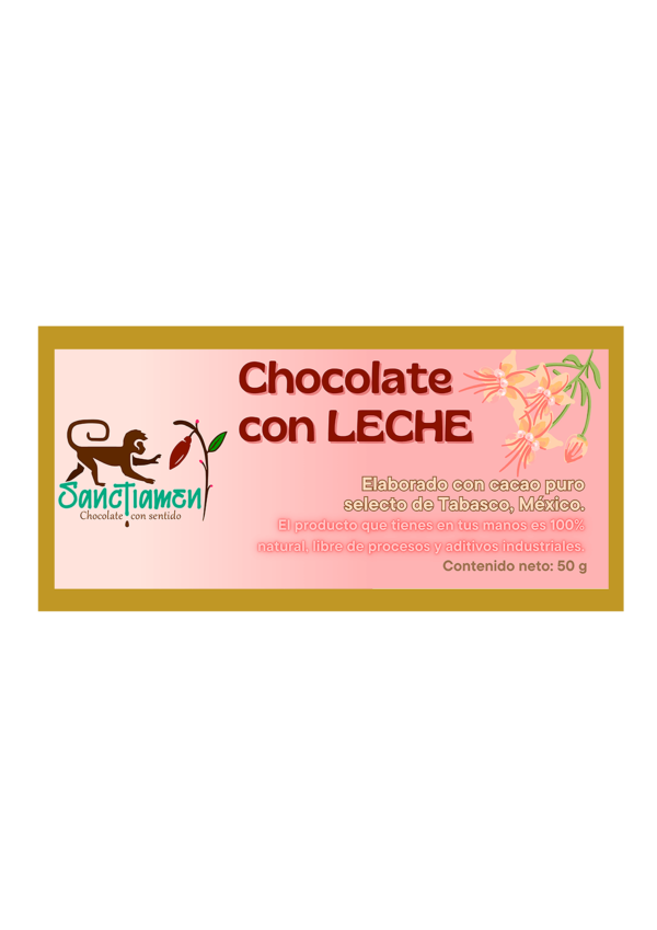 Chocolate con leche 50g.