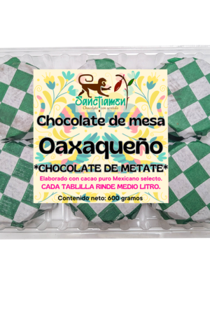 Chocolate Oaxaqueño 600g. (12 Tablillas de 50g. c/u)