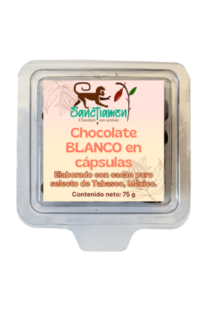 Chocolate blanco 75g.