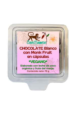Chocolate blanco vegano 75g.