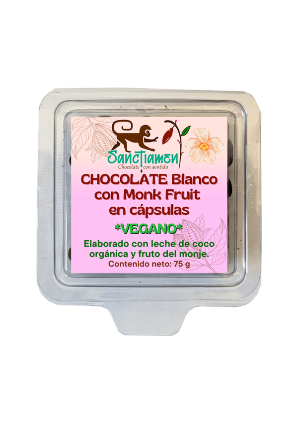 Chocolate blanco vegano 75g.