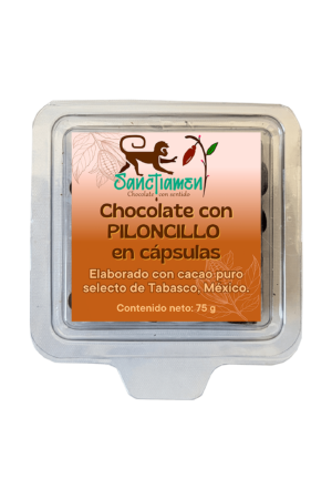 Chocolate con piloncillo 75g.