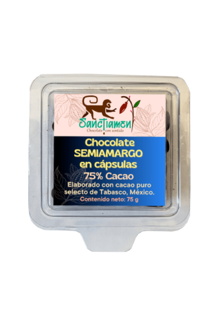 Chocolate semiamargo 75g.