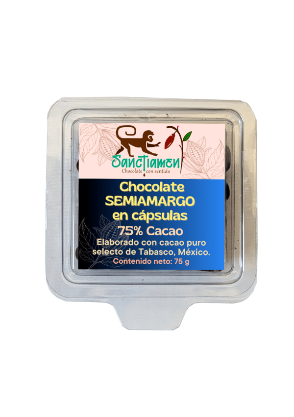 Chocolate semiamargo 75g.